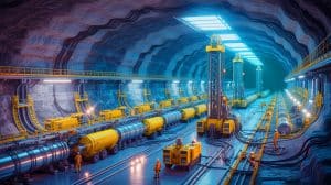 Illustration de la découverte d'un gisement d'hydrogène blanc en Moselle et son impact potentiel sur la transition énergétique.
