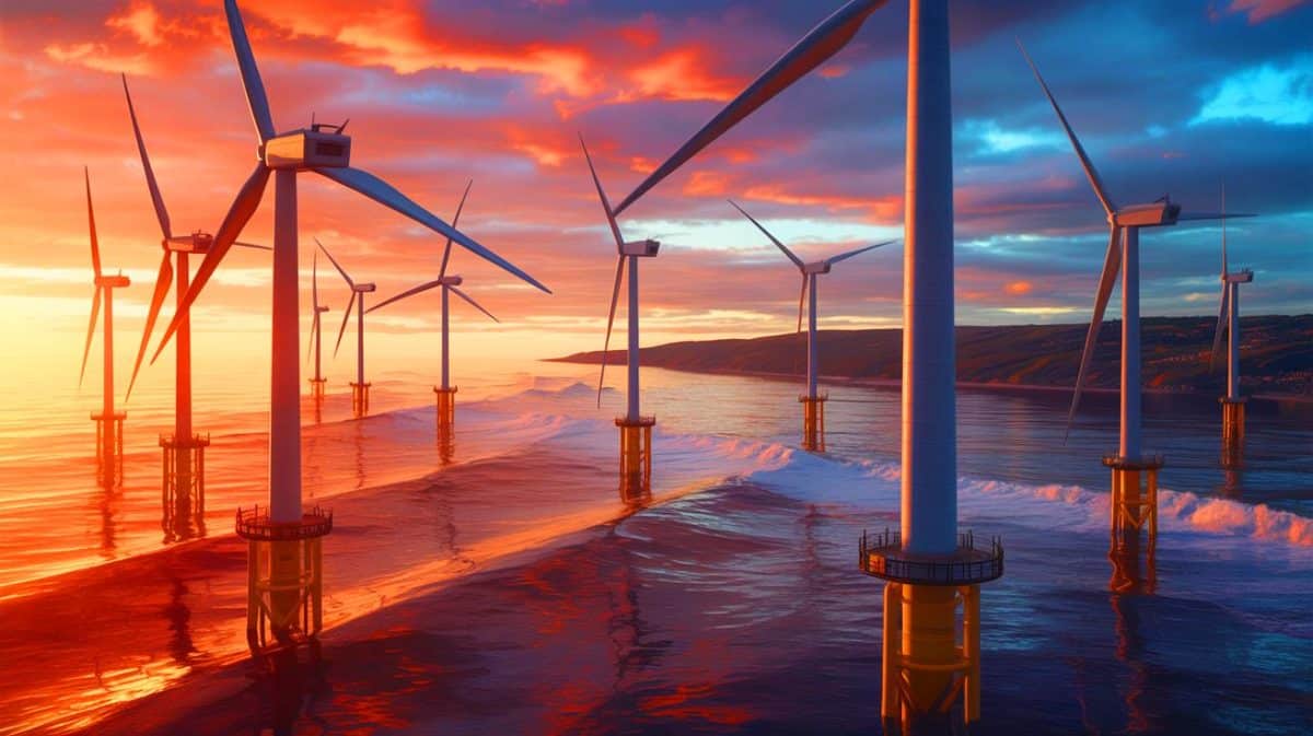 « Ces géants menacent nos côtes » : le contrat Smulders-RTE pour des structures de 115 m attise les critiques sur l’éolien offshore Illustration de la construction de sous-stations électriques pour le raccordement de parcs éoliens en mer.