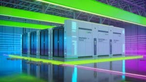 Illustration de la plateforme Gen 8 d'Envision Energy pour le stockage d'énergie à grande échelle.
