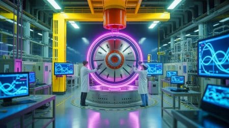 Helical Fusion propulse l’innovation avec un test réussi d’aimant HTS et lance son démonstrateur révolutionnaire Illustration de l'avancée technologique d'Helical Fusion dans le test d'un aimant supraconducteur à haute température.