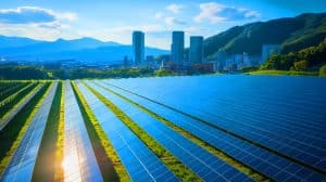 Illustration de l'investissement de i Grid Solutions et Tokyu Land dans l'énergie solaire au Japon.