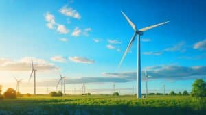 Illustration de l'ambitieux projet du parc éolien de Kelmė en Lituanie, soutenu par un financement de 318 millions d'euros.
