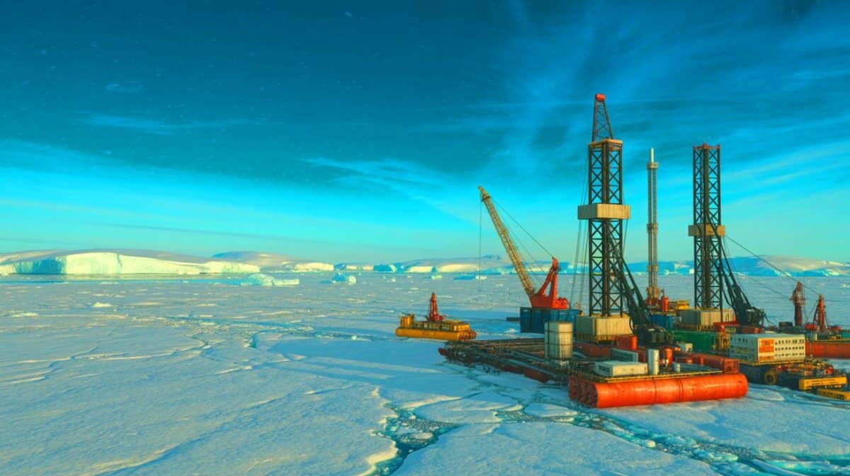 « C’est un scandale planétaire » : la Russie revendique un gisement géant de pétrole en Antarctique (et défie le traité international) Illustration de la découverte de vastes réserves de pétrole en Antarctique par la Russie.