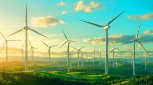 Illustration de l'évaluation environnementale d'un projet éolien terrestre de 280 MW à Higashidori par Renova.