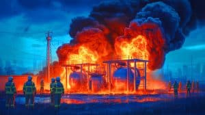 Illustration de l'attaque massive sur les infrastructures gazières ukrainiennes par la Russie.