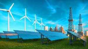 Illustration de la stratégie de TotalEnergies visant à augmenter la production énergétique tout en réduisant les investissements.