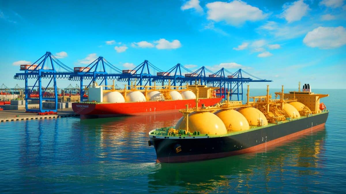 « Six mois pour couper Moscou » : cette promesse de gaz américain pourrait plonger l’Europe dans une dépendance encore plus risquée Illustration de la transition énergétique de l'Union européenne vers le gaz naturel liquéfié américain.