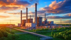 Illustration de la centrale électrique Wagner dans le Maryland, prolongée pour assurer la stabilité énergétique jusqu'en 2025.