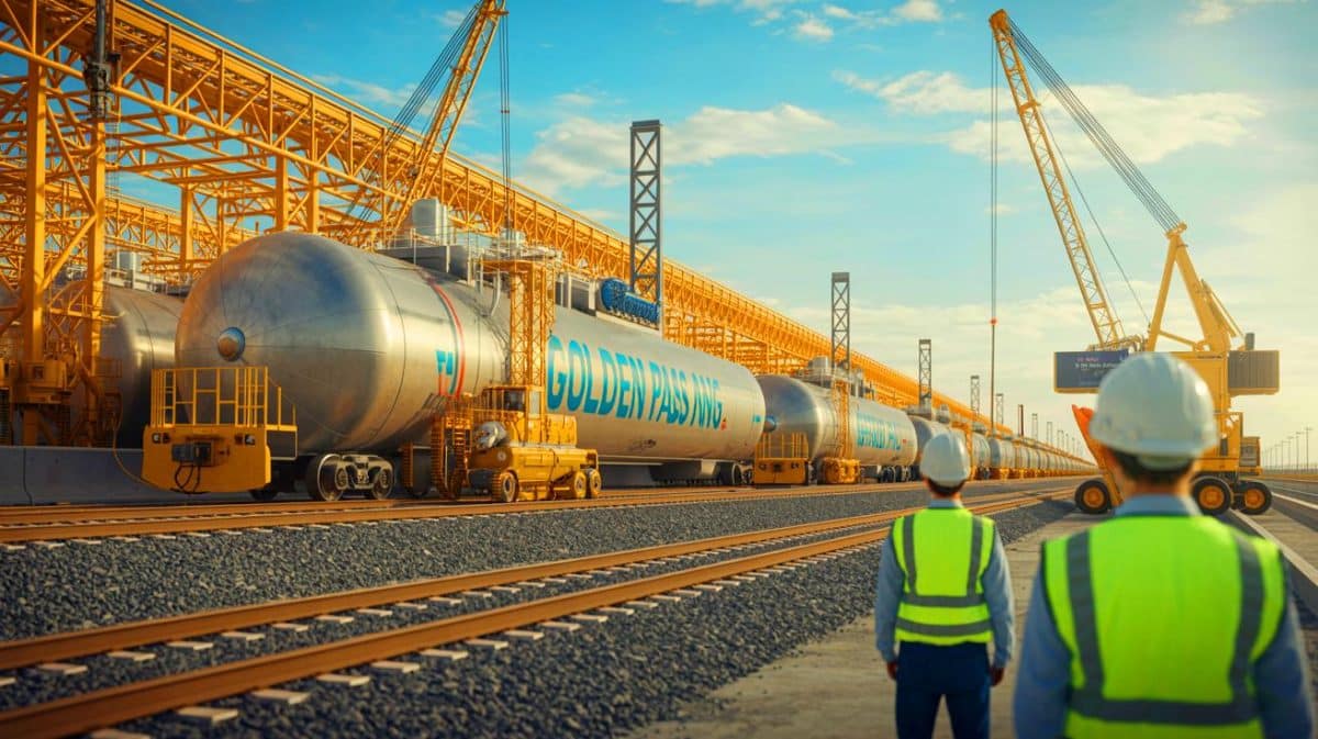 McDermott prolonge son contrat pour Golden Pass LNG : un soutien crucial aux trains 2 et 3 du projet Illustration de l'engagement de McDermott dans la construction des trains 2 et 3 du terminal Golden Pass LNG.