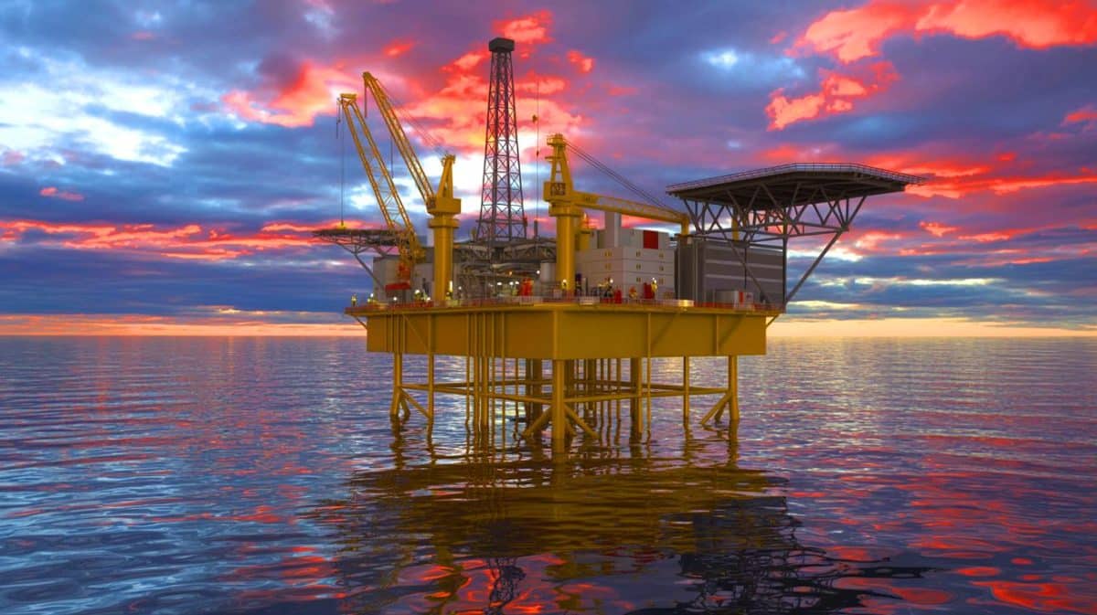 Illustration de l'acquisition des actifs en mer du Nord par Harbour Energy pour renforcer sa position stratégique.