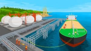 Illustration de l'accord de 12 ans d'Ovintiv pour l'exportation de gaz naturel liquéfié vers l'Asie.