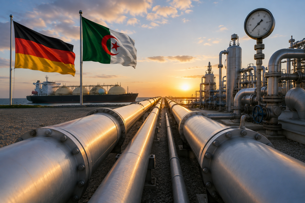Gaz : l’Allemagne se tourne vers l’Algérie pour sécuriser ses approvisionnements